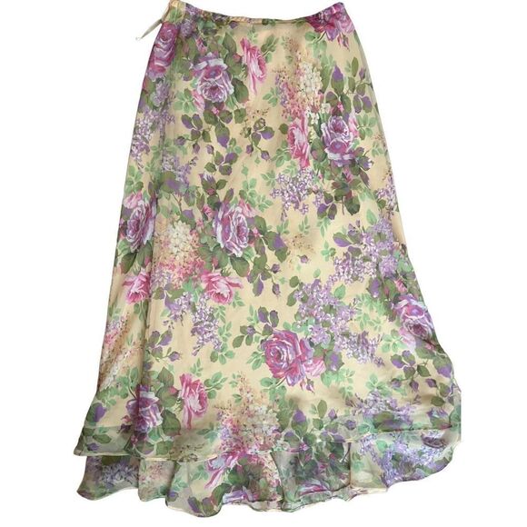 Y2k floral print two piece set - Picture 2 of 3